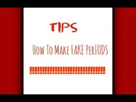 what are fake periods